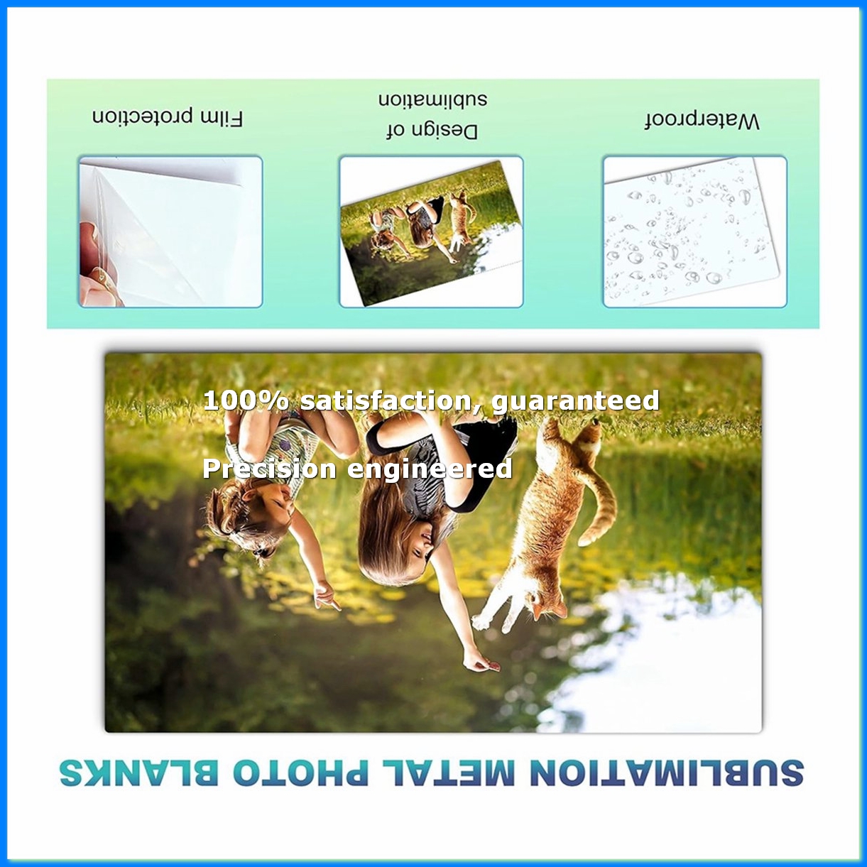 B&J Florist Supply Nyc - 10PCS Sublimation Metal Photo Blank Heat
