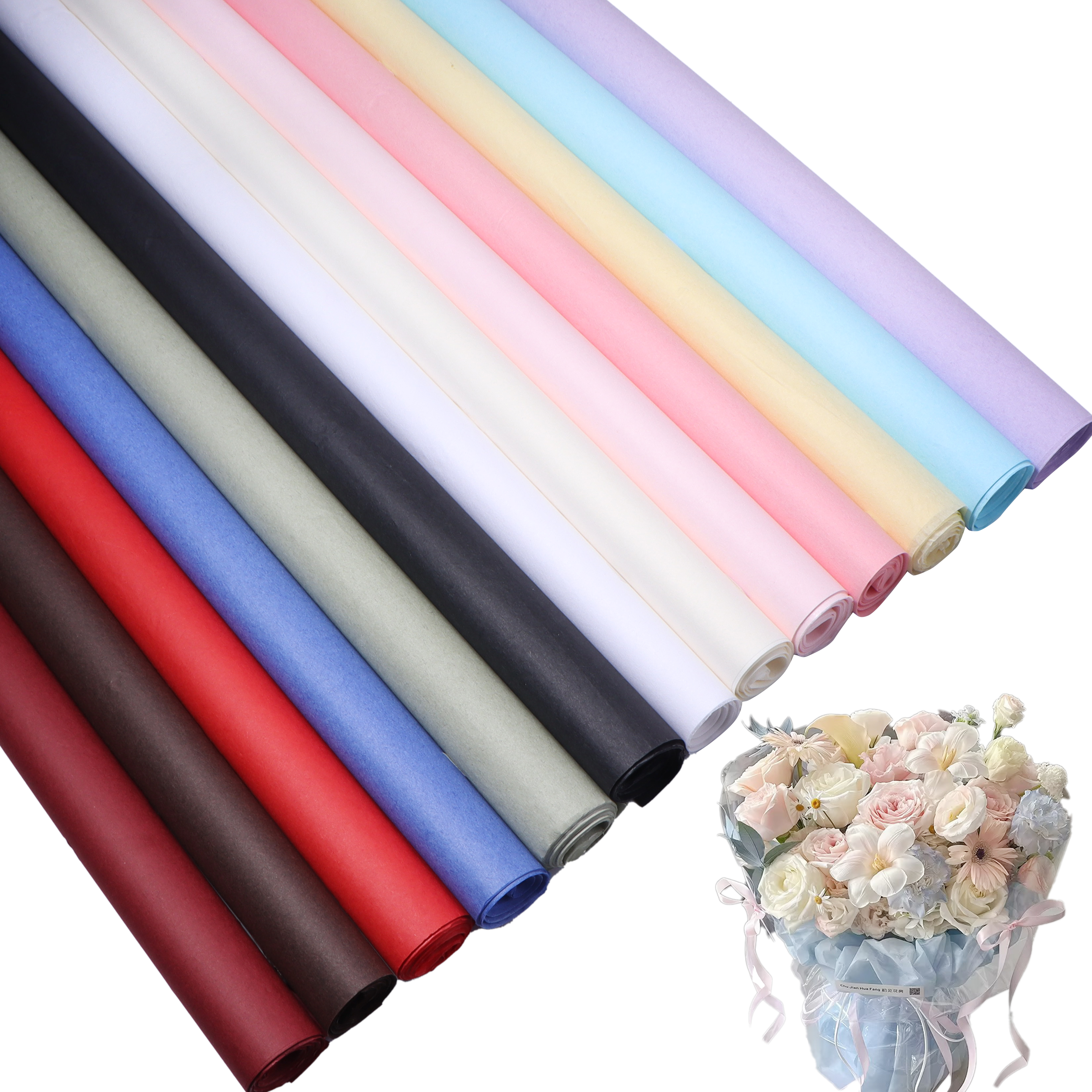 20pcs Colorful Tissue Paper Gi - Supply For Florist review and price