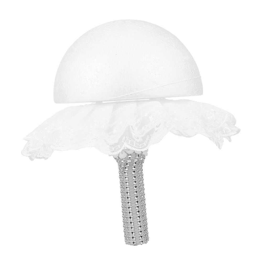Sweet White Lace Foam Bouquet  - Bouquet Holder Foam review and price