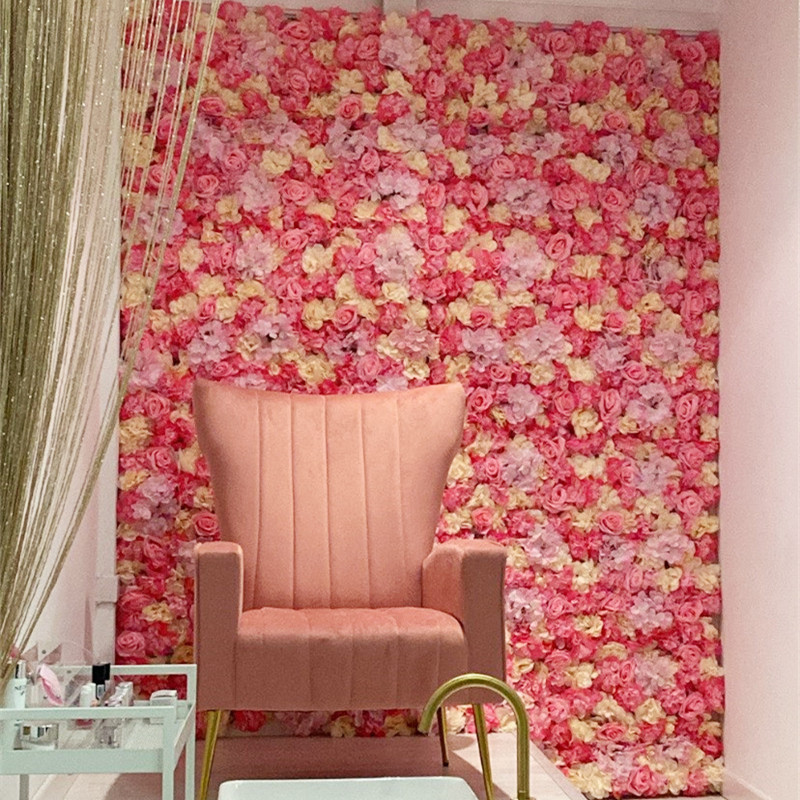 Pink Silk Rose Flower Wall Art - Supply For Florist review and price