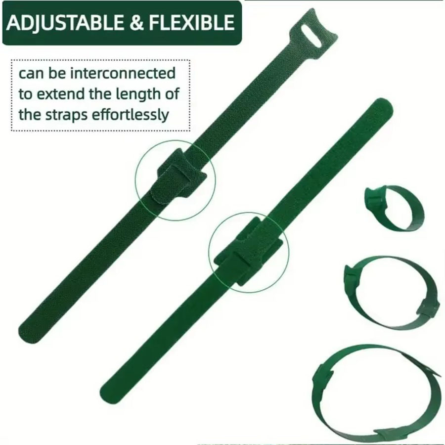 Reusable Green Plant Ties Nylo - Florist Supp review and price