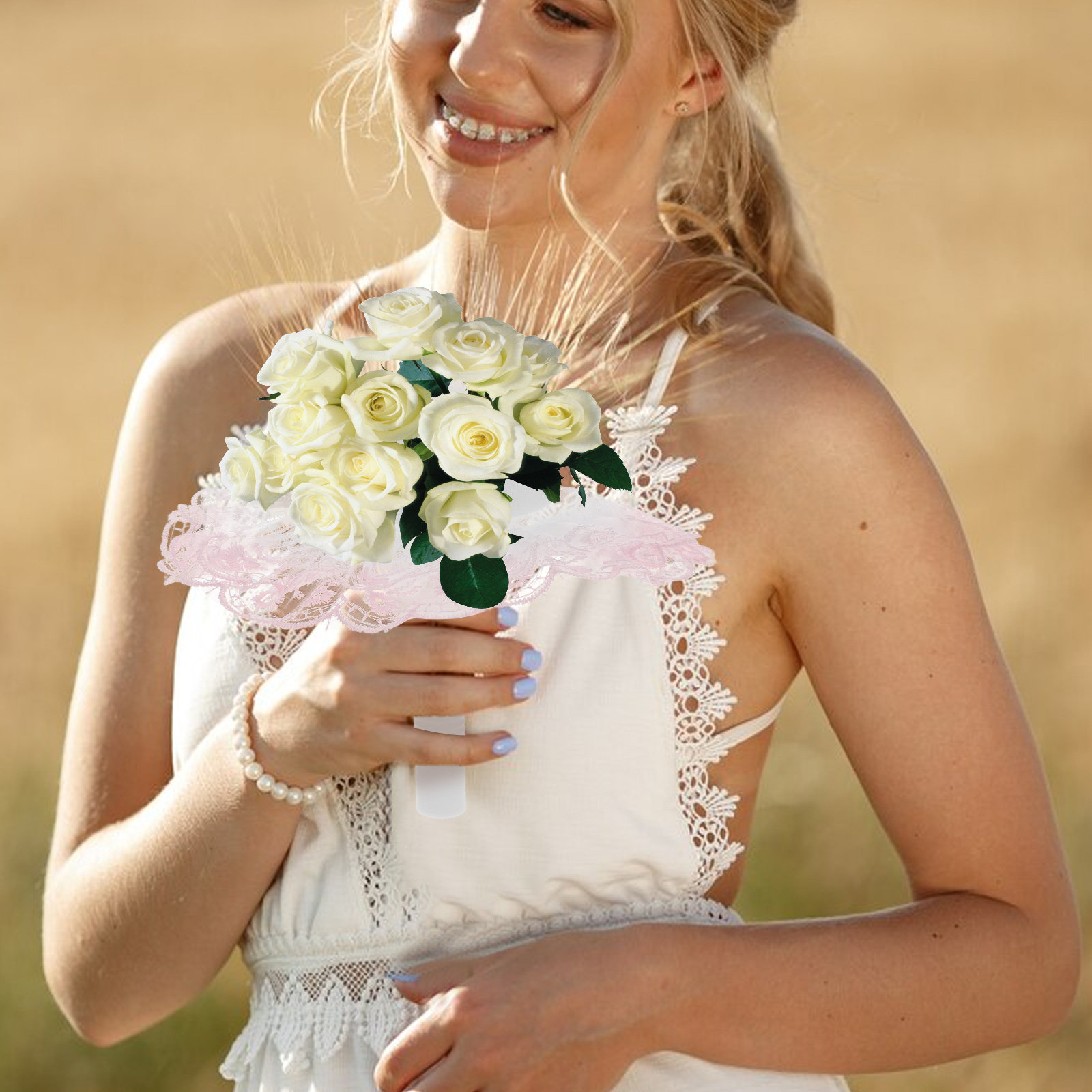 Floral Holder Flower Mud Weddi - Bouquet Holder Foam review and price