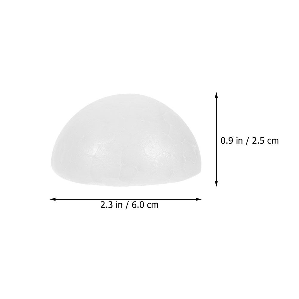 50Pcs White Half Ball Foam Flo - Bouquet Holder Foam review and price