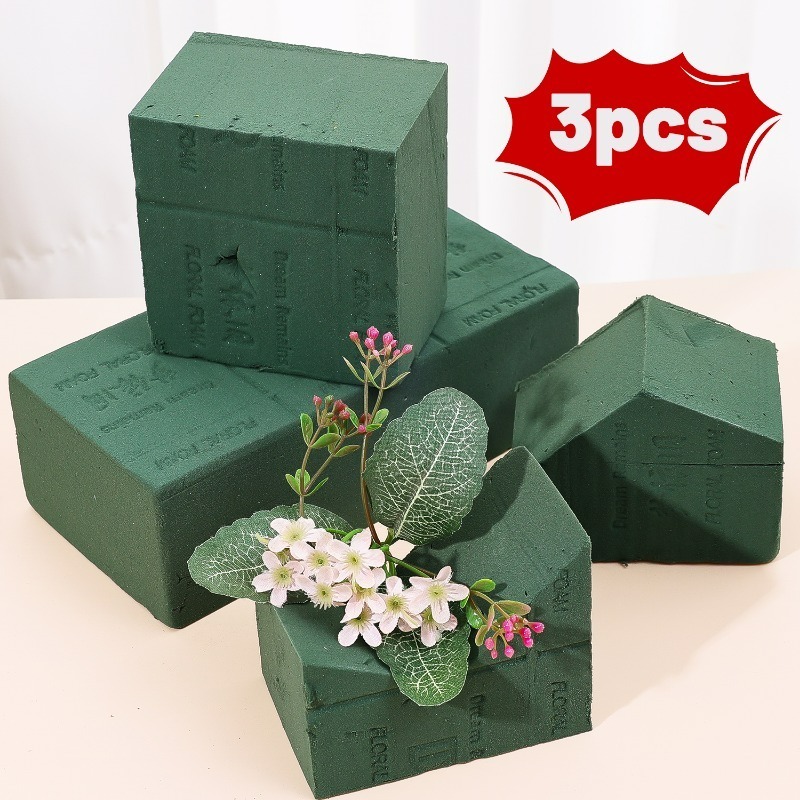 1/3x Floral Foam Blocks Green  - Supply For Florist review and price