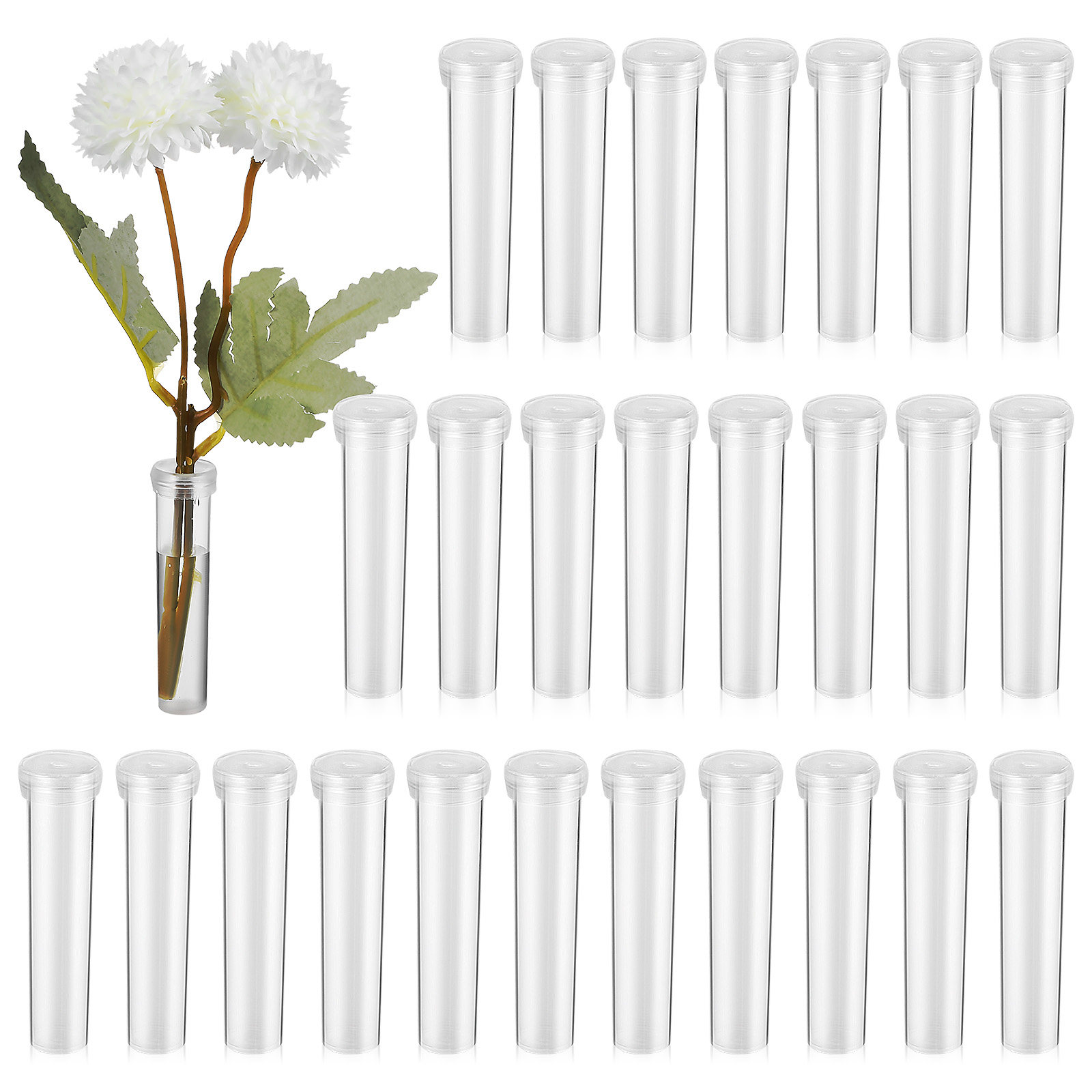 100Pcs Flower Nutrient Tubes U - Supply For Florist review and price